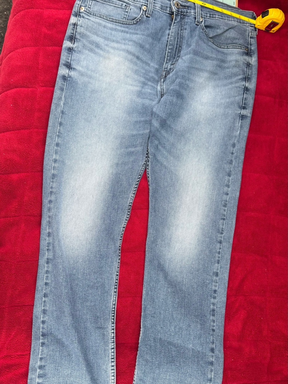 Levi's Light Blue Straight Leg Jeans